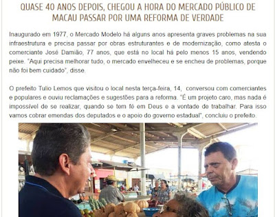 MATERIAS DE BLOGS DE 2014 DA GESTÃO DO EX PREFEITO KERGINALDO PINTO DESMENTEM NOTA DE BLOGUEIRO