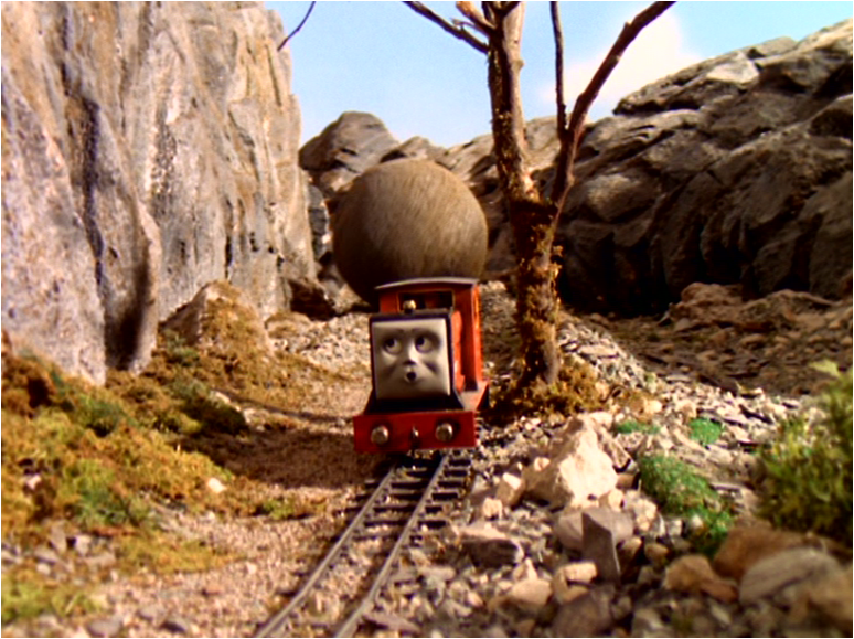 thomas the tank engine rusty and the boulder