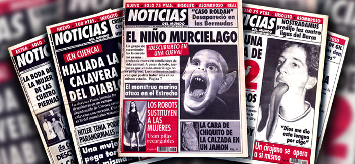 Periódico Noticias del mundo 1994-95