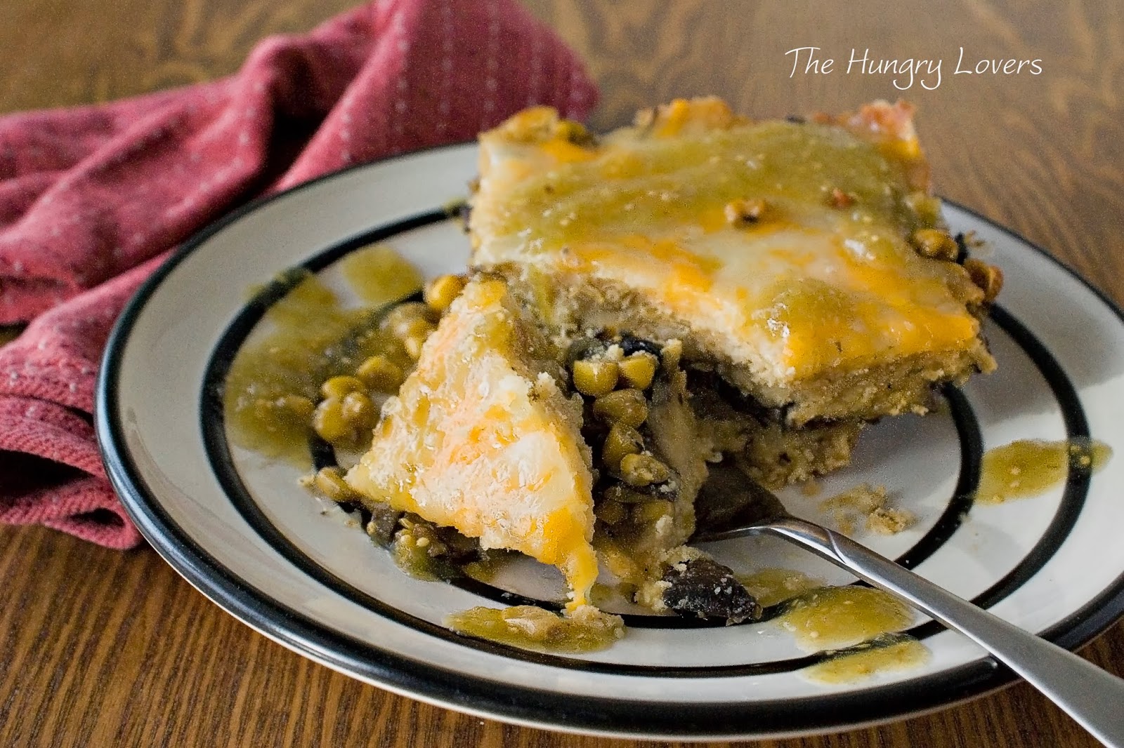 The Hungry Lovers Vegetable Tamale Pie with Green Salsa
