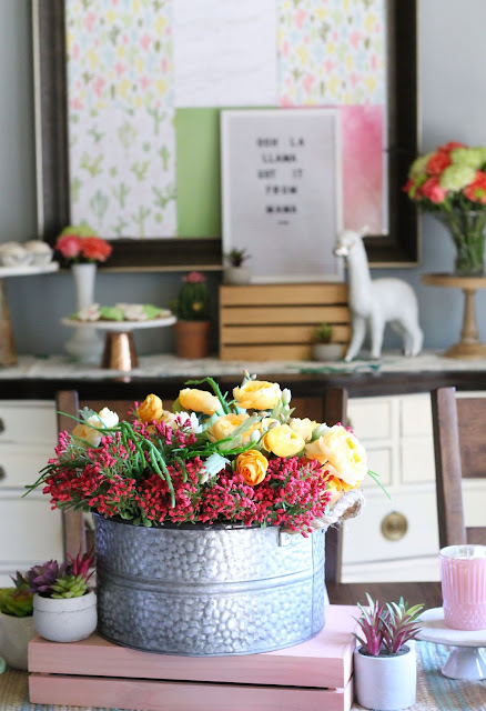 llamas and cactus party AK Party Studio