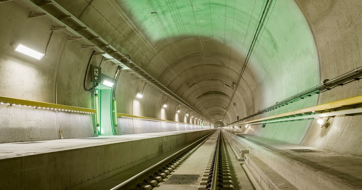 The longest train tunnel in the world