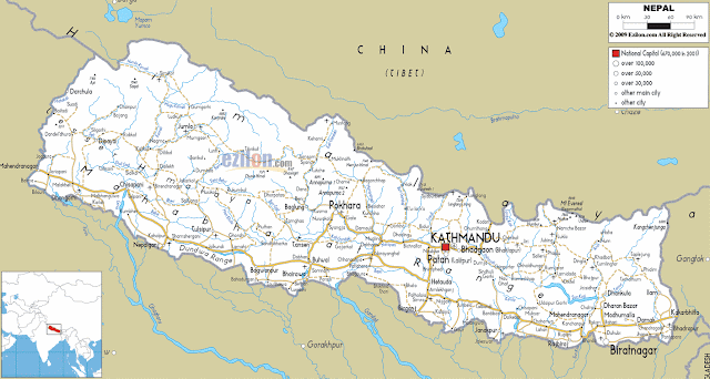 Mapas do Nepal