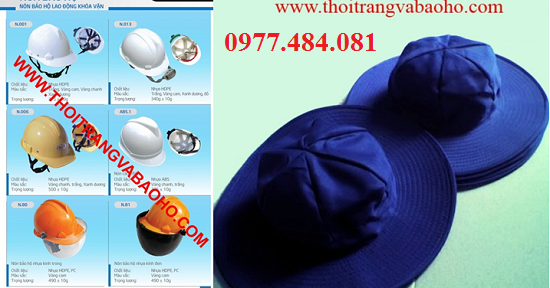 chuyên sản xuất nón vải bảo hộ, mũ vải công trình đô thị, cung cấp sỉ lẻ mũ non