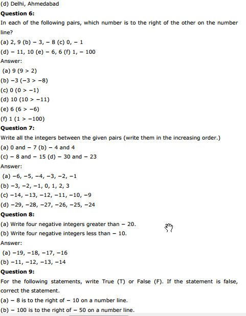 NCERT Text Book Solutions: Ncert Solutins For class 6th Maths: Chapter ...