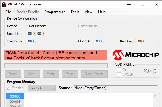 Pickit 2 v2 61 software