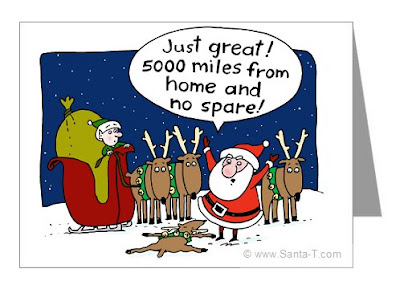 Fun Santa Card available for purchase
