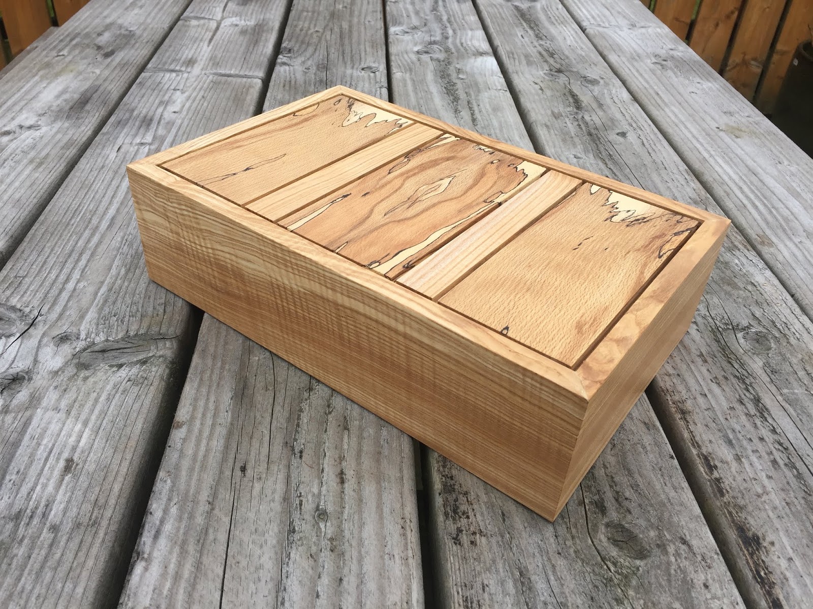 David Barron Furniture Lovely Rippled Ash Box