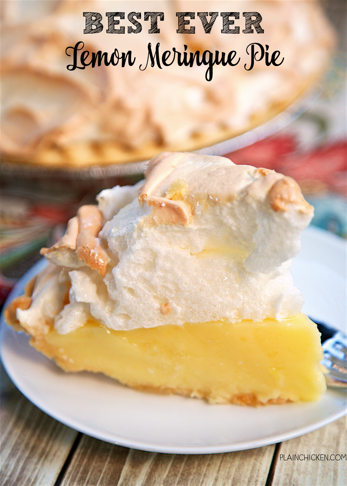 Best Ever Lemon Meringue Pie Plain Chicken