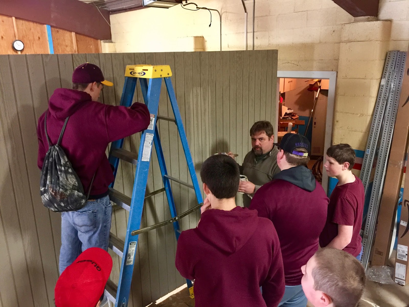 South Bend Public Schools Construction Class Participates in 2017 CTE