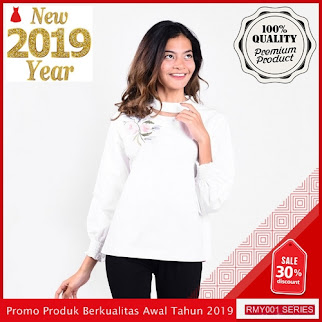 RMY019A73 Atasan Blouse Tangan Panjang Keren Coker Hayden BMGShop