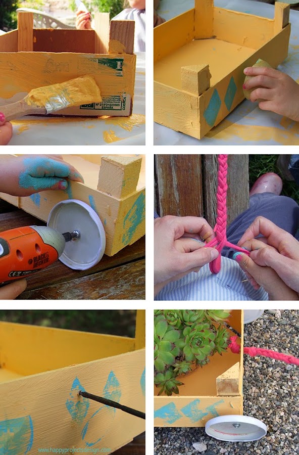 DIY Carrito juguete paso a paso