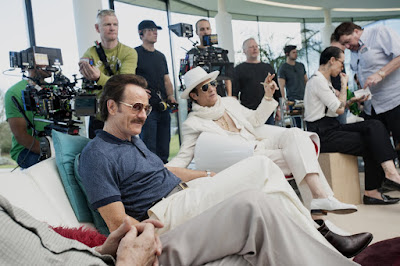 Bryan Cranston on the set of The Infiltrator