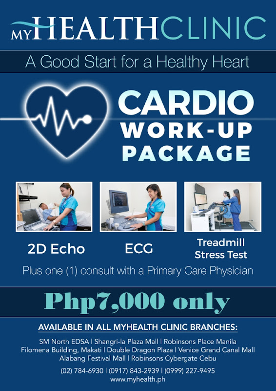 MyHealth Clinics Manila Heart Cardio Work-up Package