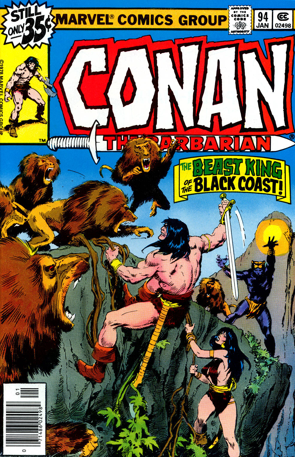 Read online Conan the Barbarian (1970) comic -  Issue #94 - 1