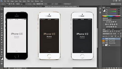 بي اس دي ايفون 5 أس الجديد iPhone 5S Psd