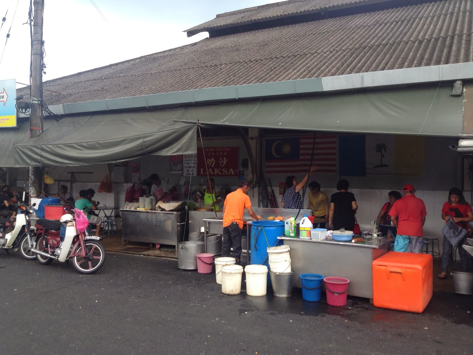 food+road trip: Asam Laksa @ Air Itam Market, Penang ...