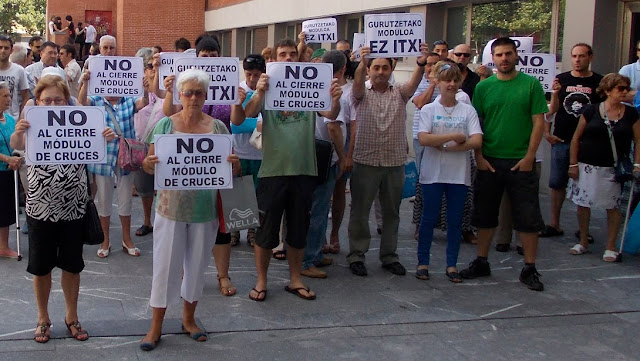Protesta en defensa del módulo en 2012