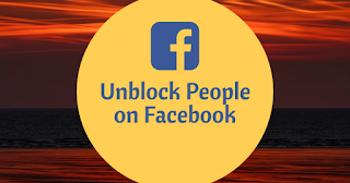 unblock people on facebook