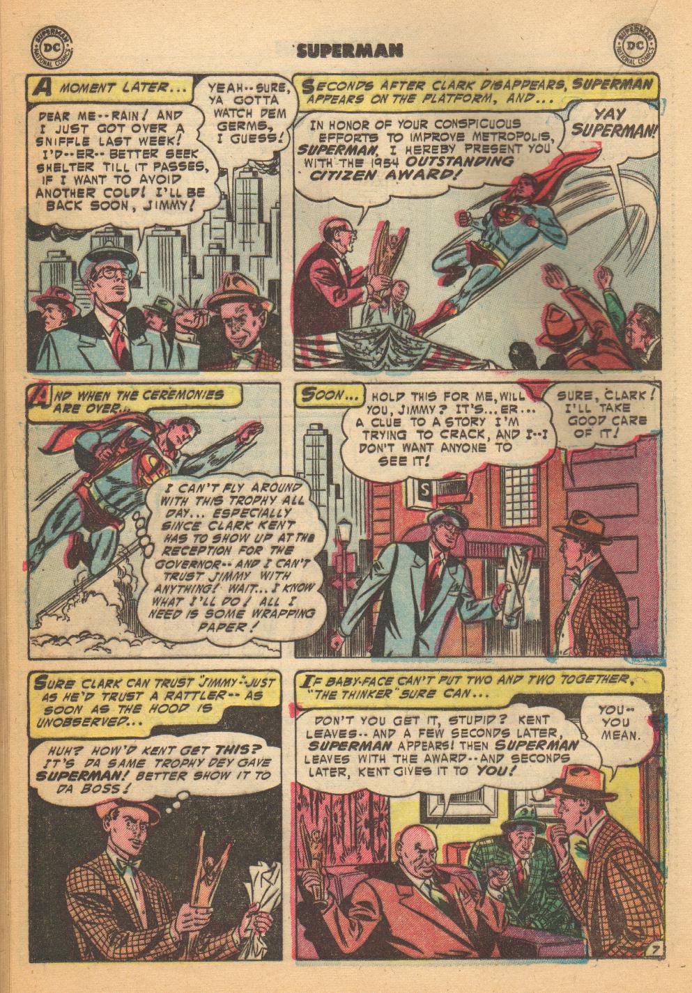 Read online Superman (1939) comic -  Issue #93 - 22