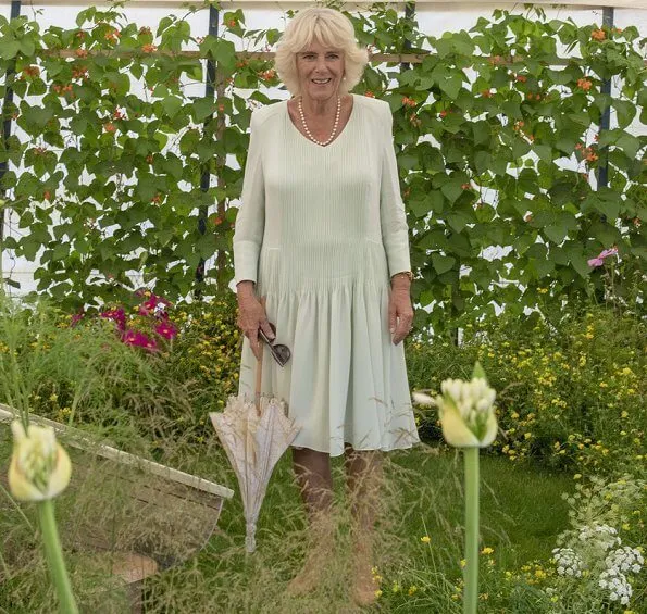 The Prince of Wales and the Duchess of Cornwall visited Sandringham Flower Show 2019 at Sandringham House