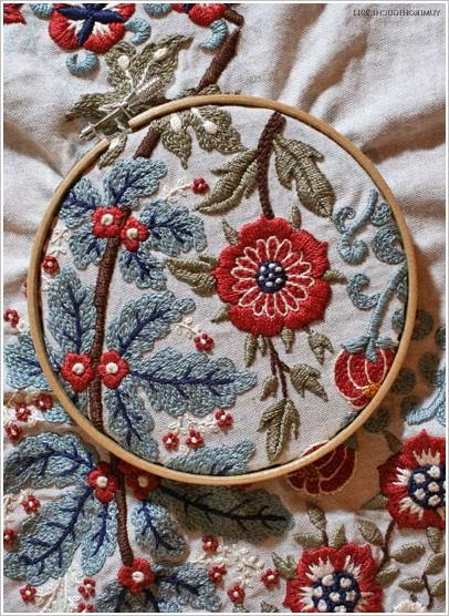 Чудесная вышивка гладью. Satin stitch