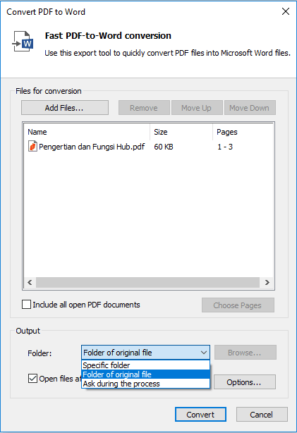 Cara mengubah PDF ke Word dengan Nitro PDF