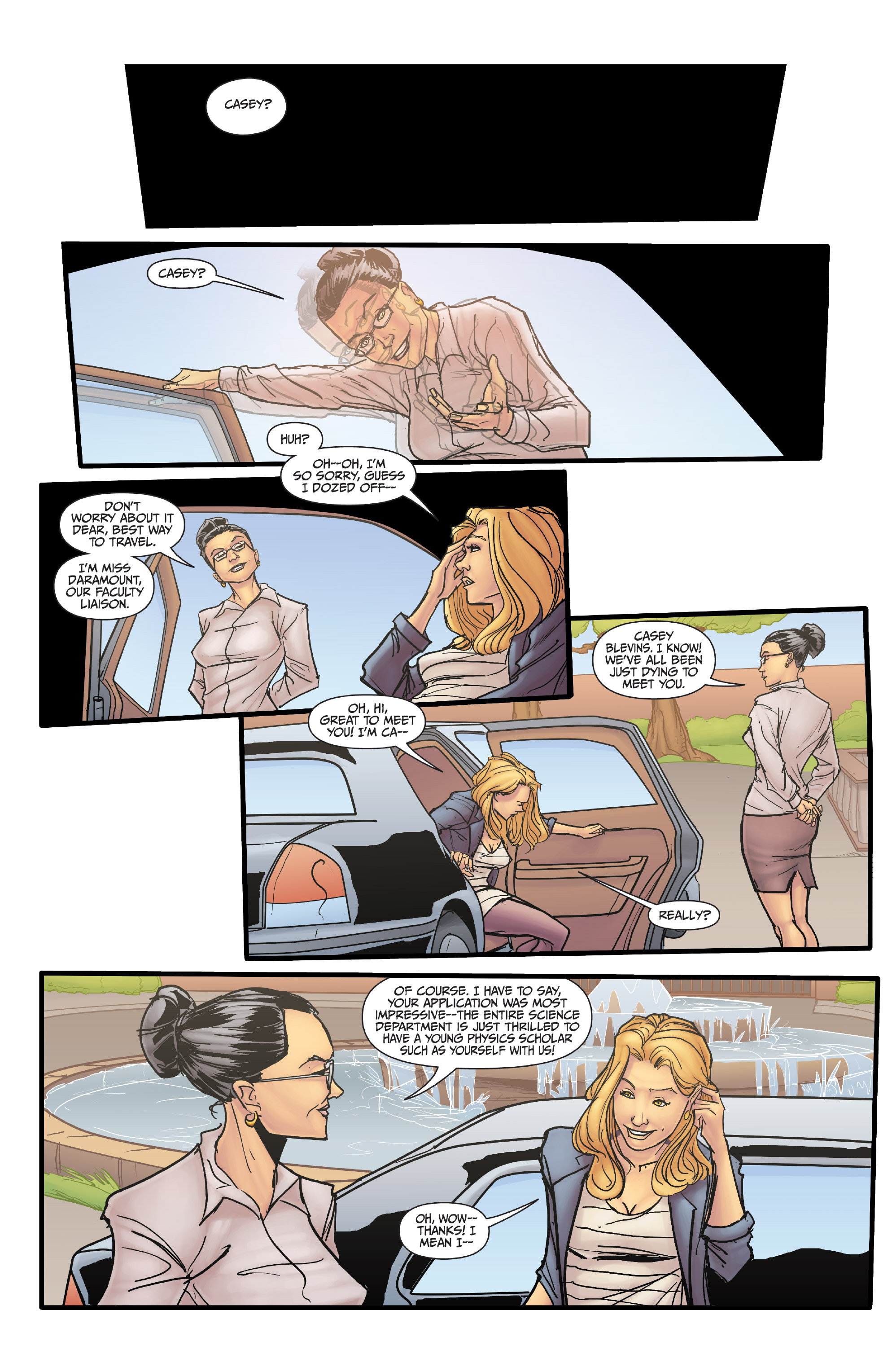 Read online Morning Glories comic -  Issue #1 - 28