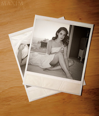 Lana Del Rey poses semi naked for Maxim magazine December Januari 2014 2015