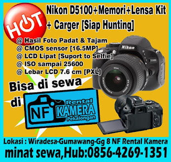 Rental Kamera DSLR Nikon D5100 [Rp.125.000/24 Jam]