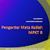 Pengantar Mata Kuliah MPKT B Universitas Indonesia