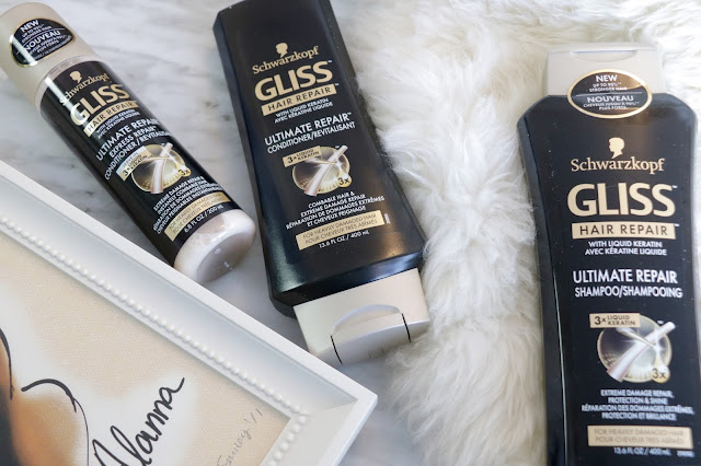 Schwarzkopf Gliss shampoo and conditioner