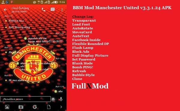 BBM Mod Manchester United BBM Mod Manchester United