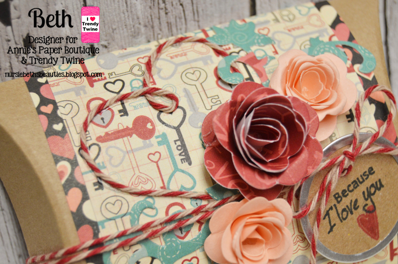 Twine It Up! by Annie's Paper Boutique Trendy Twine Love Pillow Box