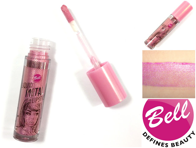 BELL COSMETICS Liquid Metal Lipstick . Review Swatches Photos Code Promo