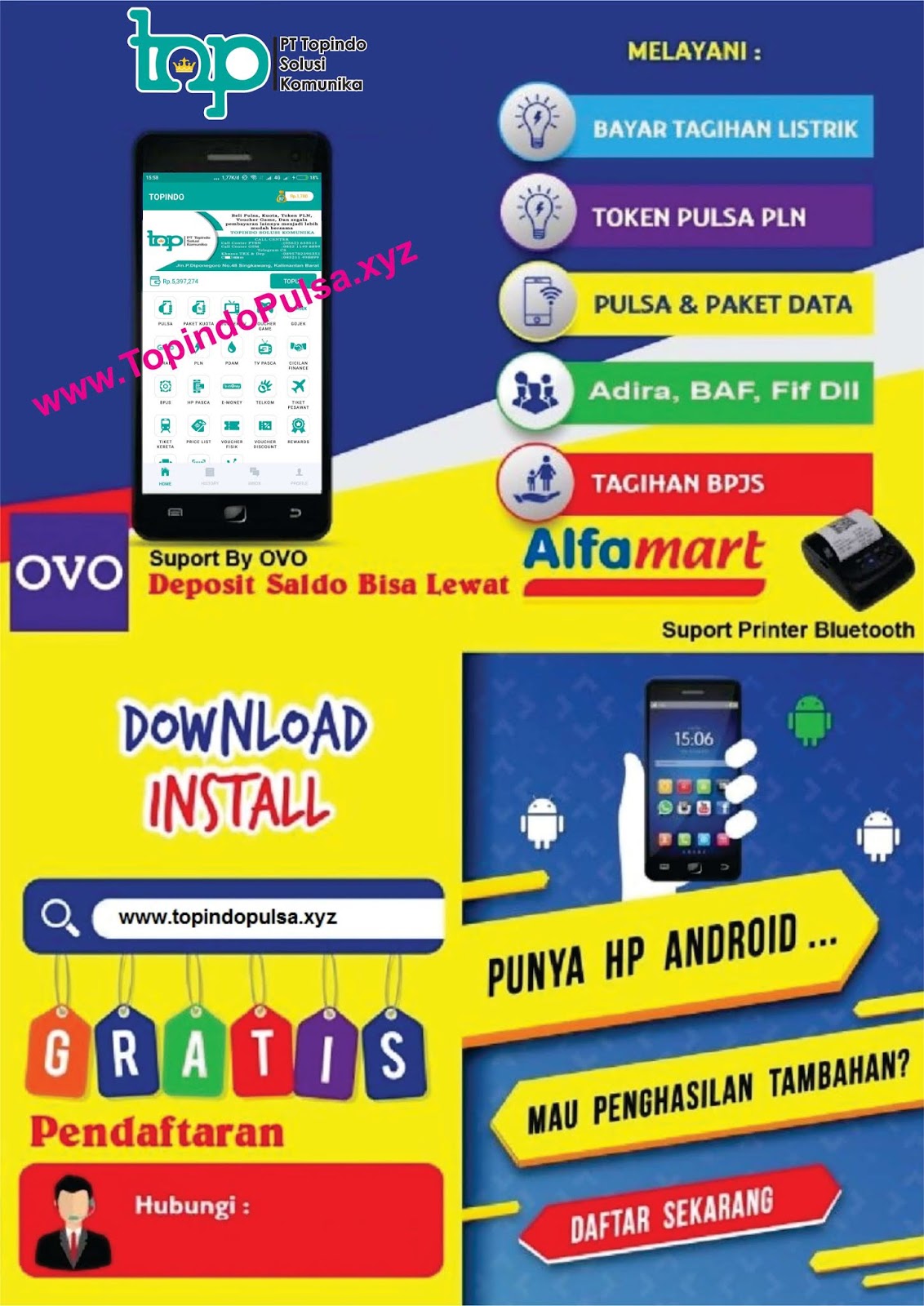 Aplikasi Jualan Pulsa Tanpa Saldo