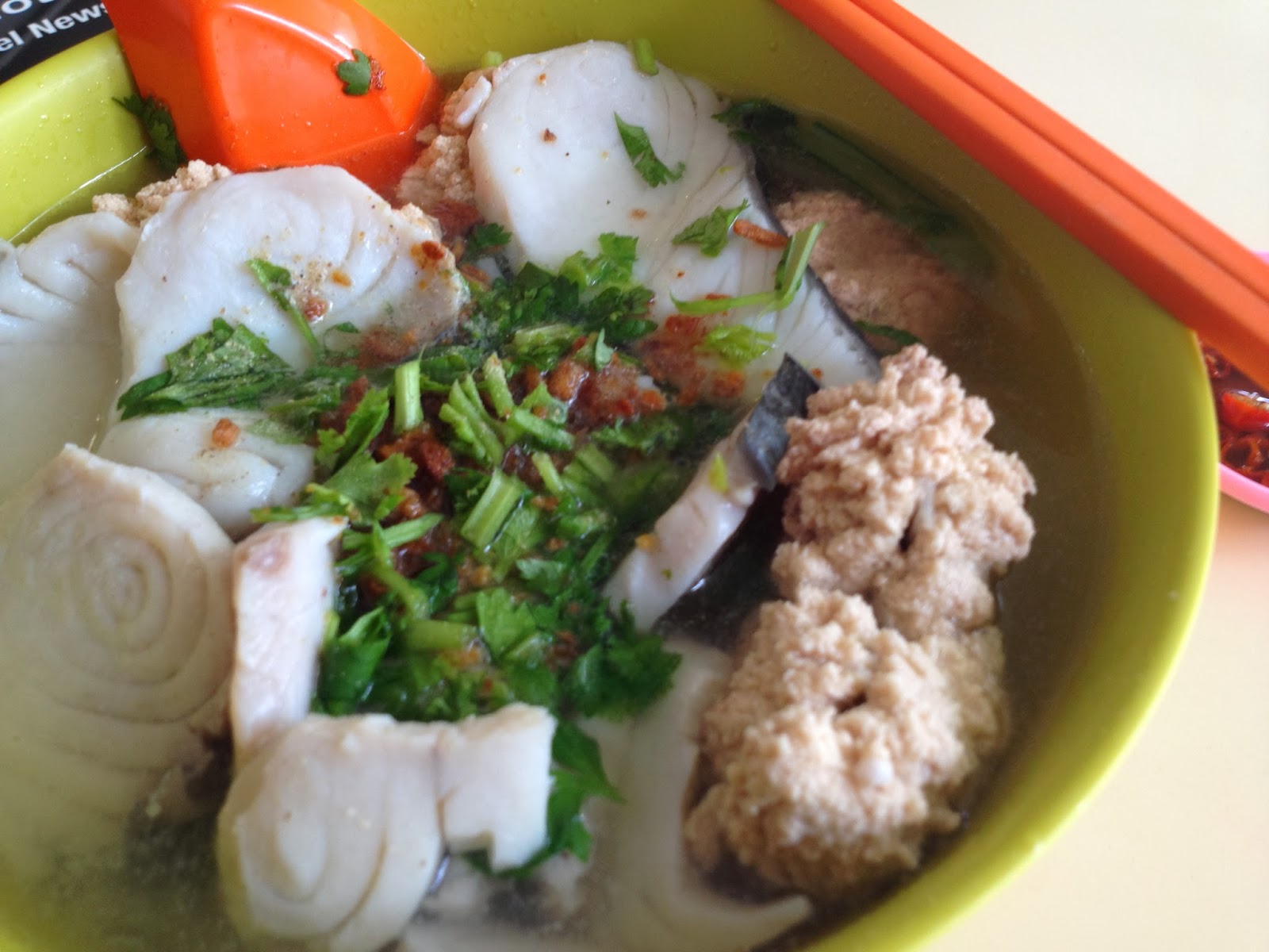 food+road trip Han Kee Fish Soup Amoy Street Food Centre, Singapoere