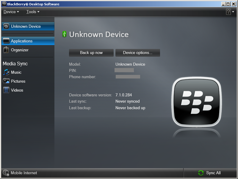 download blackberry desktop manager v 5