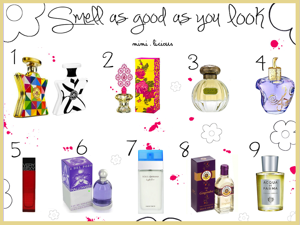 mimi.licious Top scents for us