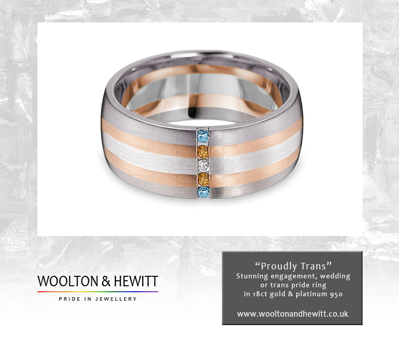 Woolton Hewitt Wedding Rings For An S These Fabulous Rings Are Perfect As Wedding Or Diamond Engagement Trans Pride