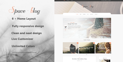 Space WordPress Blog Theme Free Download