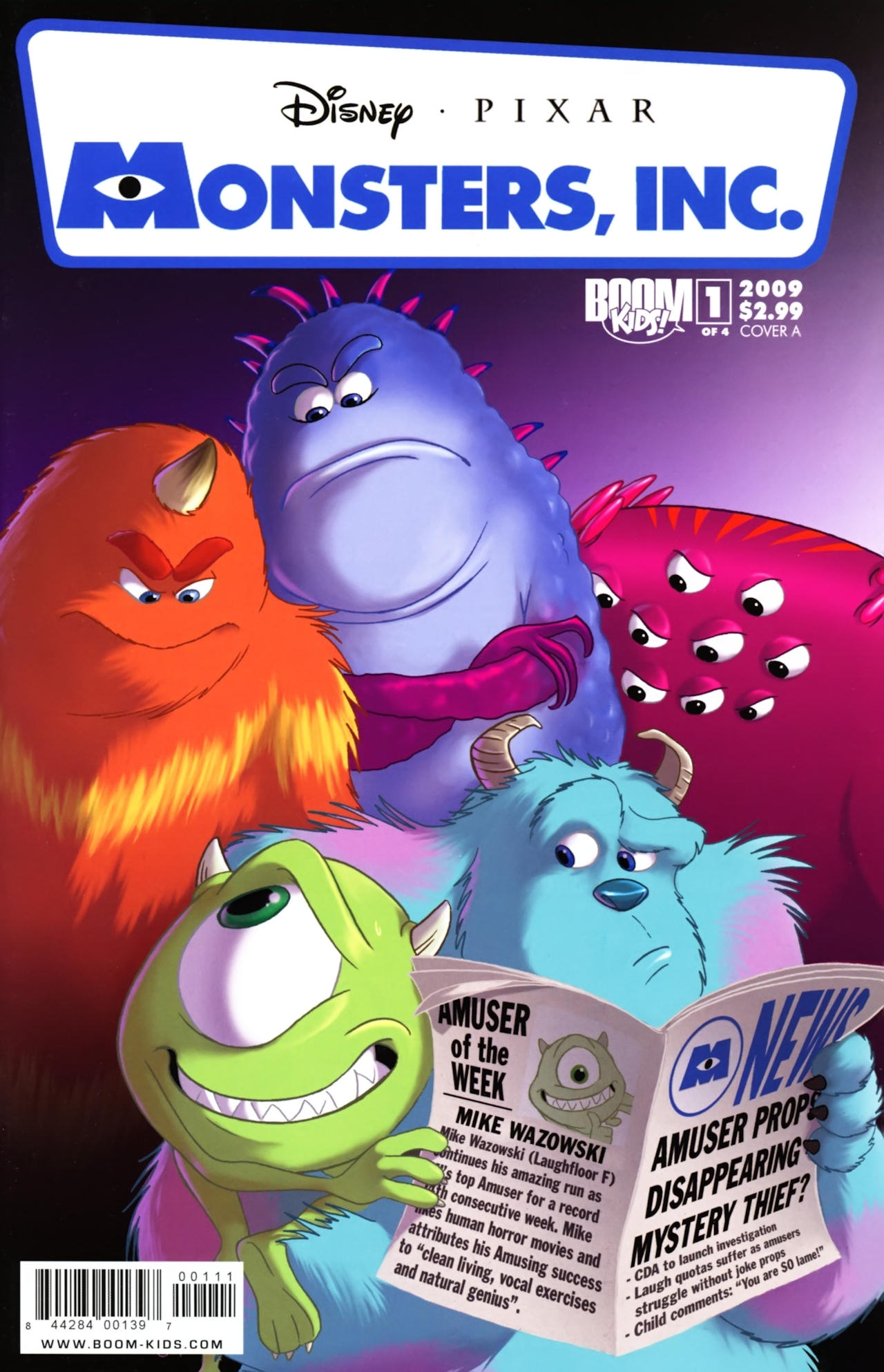 Read online Monsters, Inc: Laugh Factory comic -  Issue #1 - 1