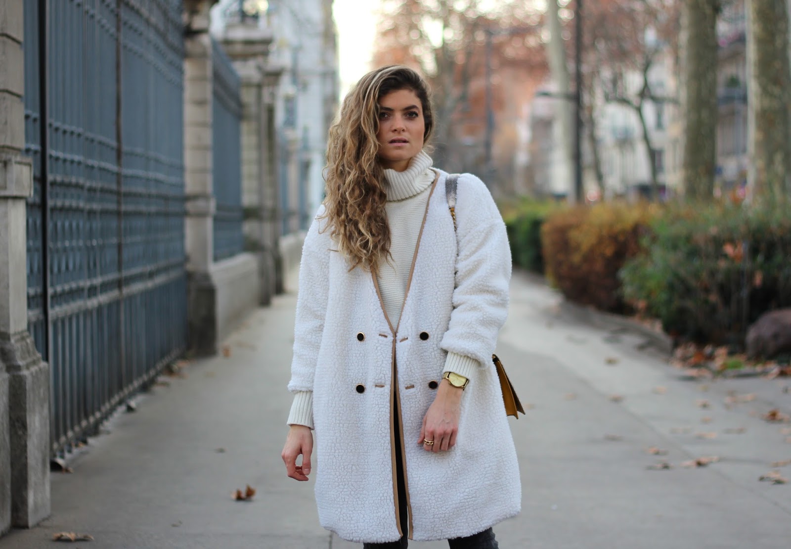 manteau blanc