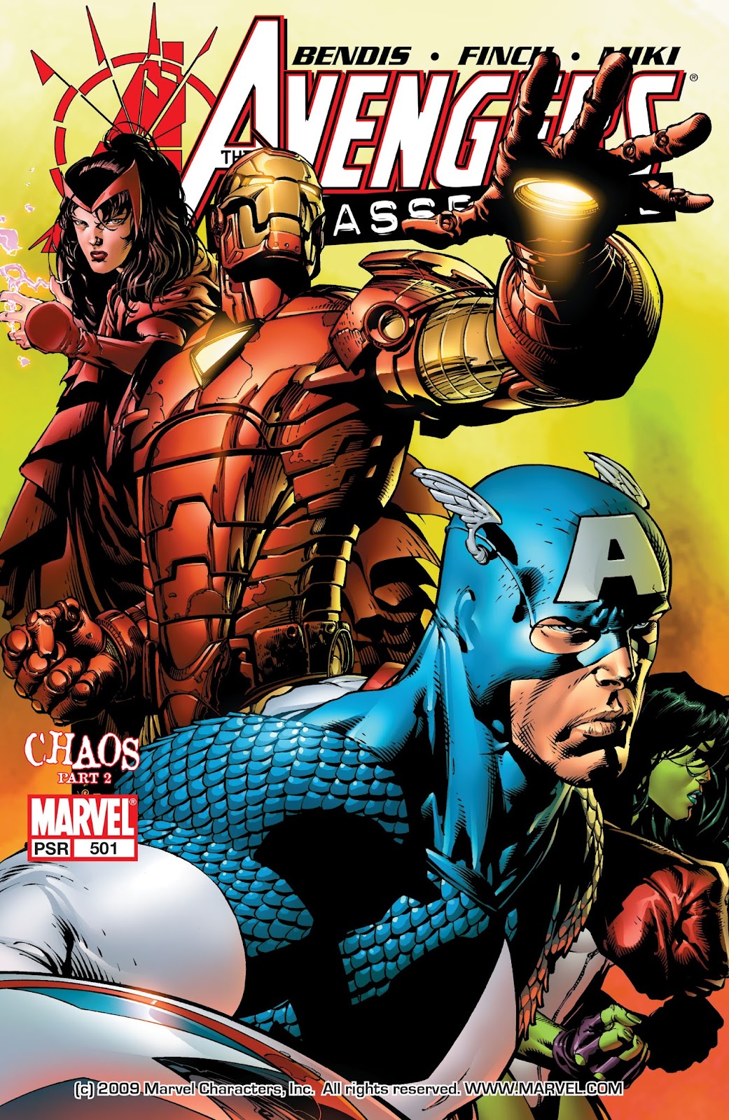 Read Online Avengers Disassembled Comic Issue 2
