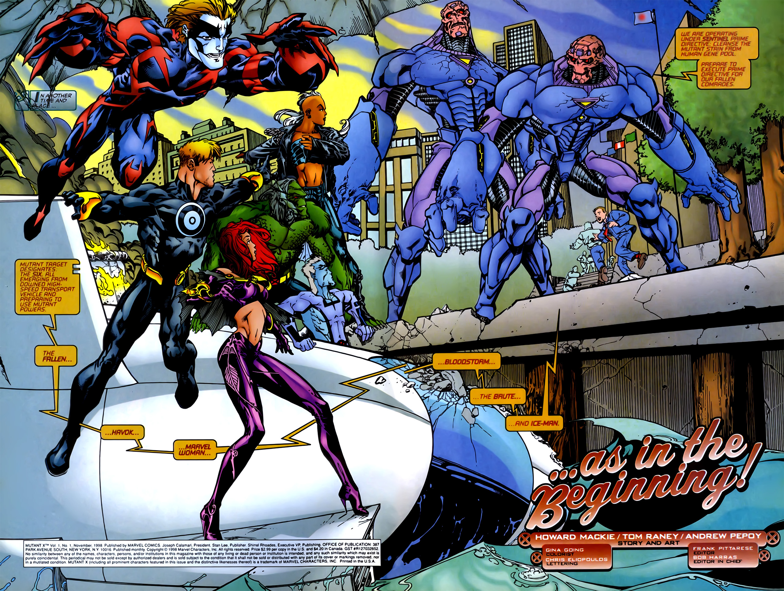 Read online Mutant X comic -  Issue #1 - 5