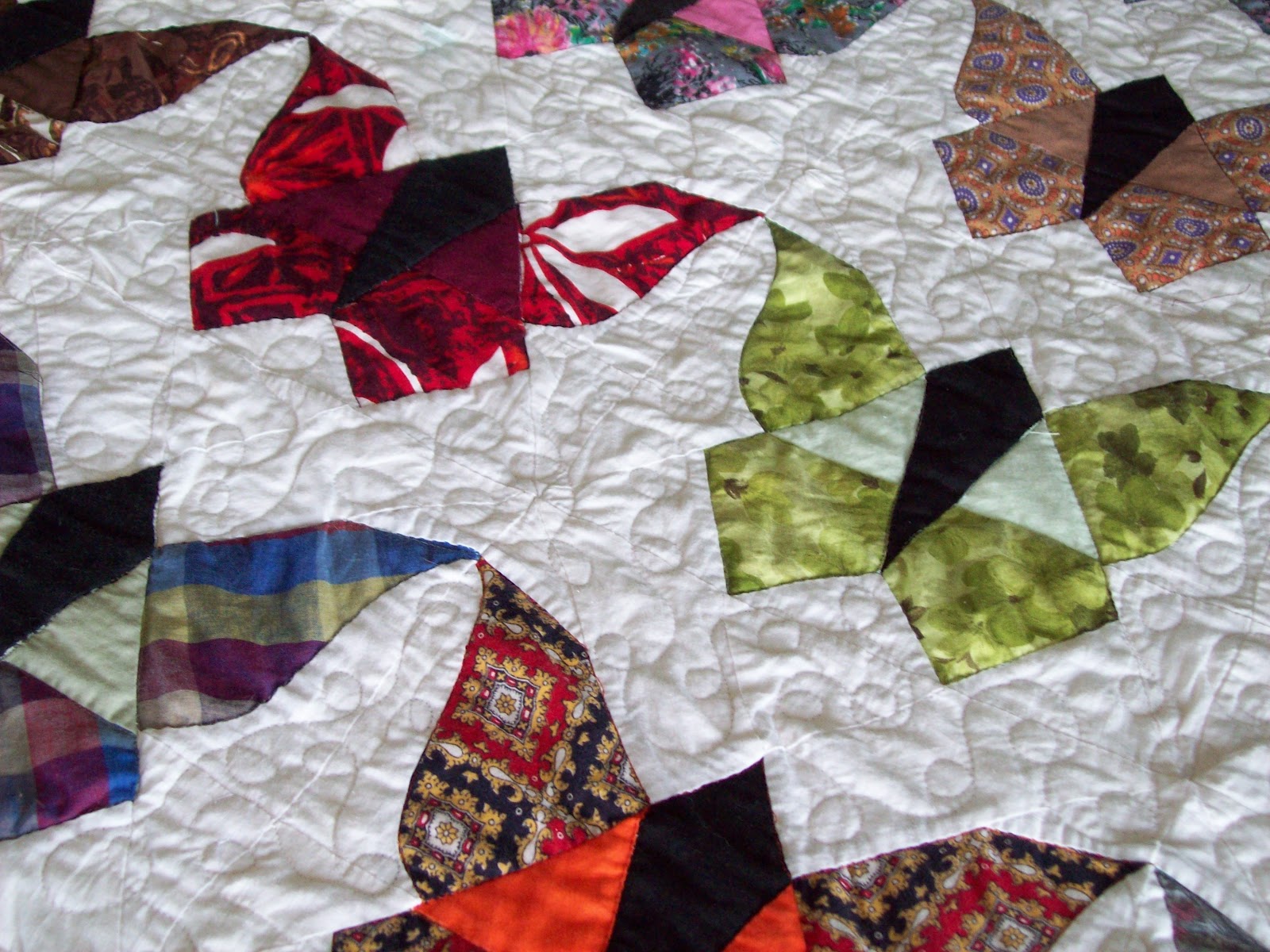PamelaQuilts Joan's Vintage Butterfly Quilt Finished!