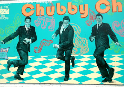Chubby Checker Musical Icons of the Wildwoods Wall Mural in New Jersey