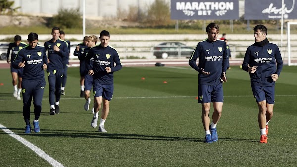 Málaga, En-Nesyri y Borja Bastón terminan tocados del amistoso