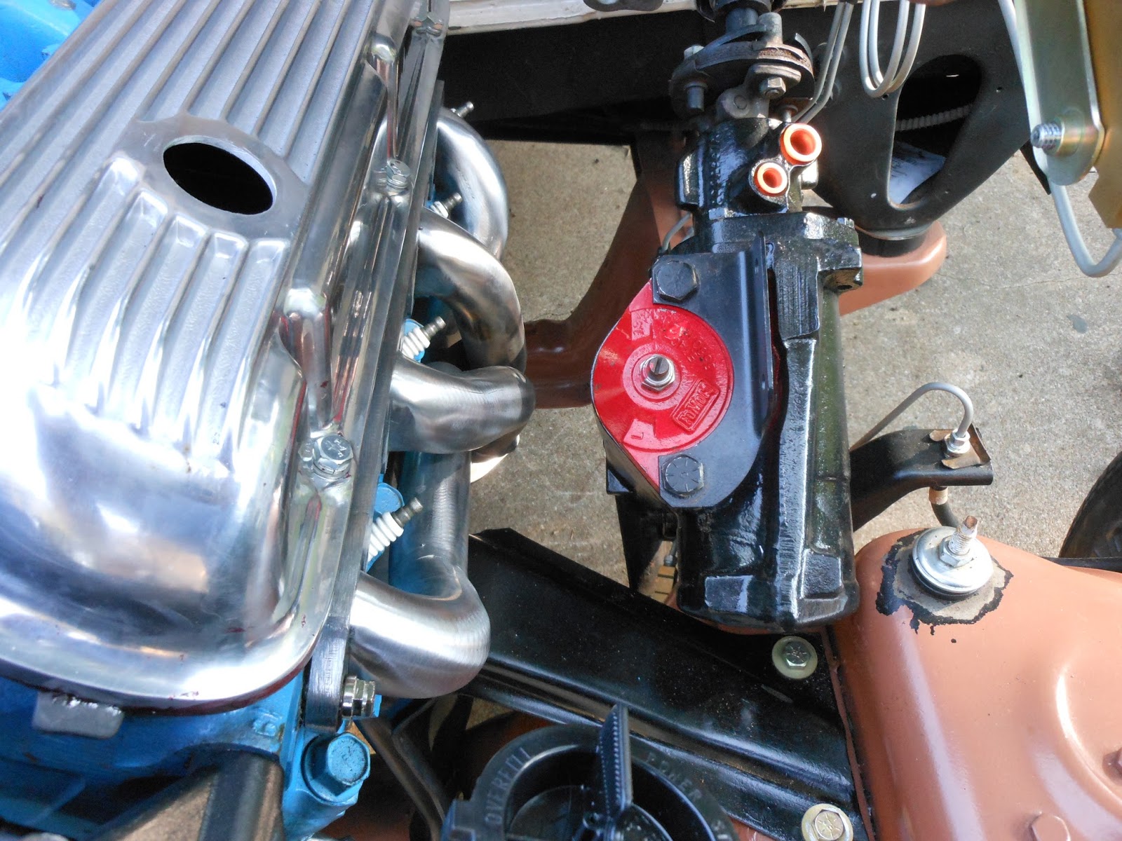 1967 Ford F100 351 Windsor Headers for Bump Side F100