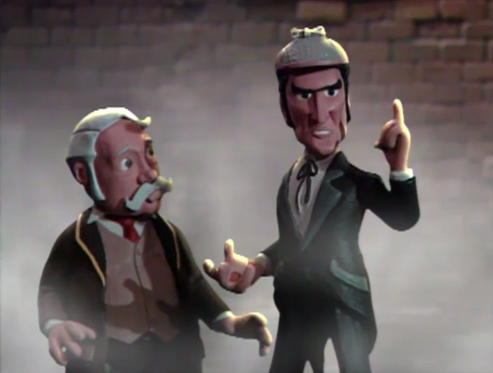 A claymation Sherlock Holmes vs. Jack the Ripper - you won't believe what happens next